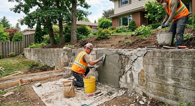 Retaining Wall Repair in Napa, CA