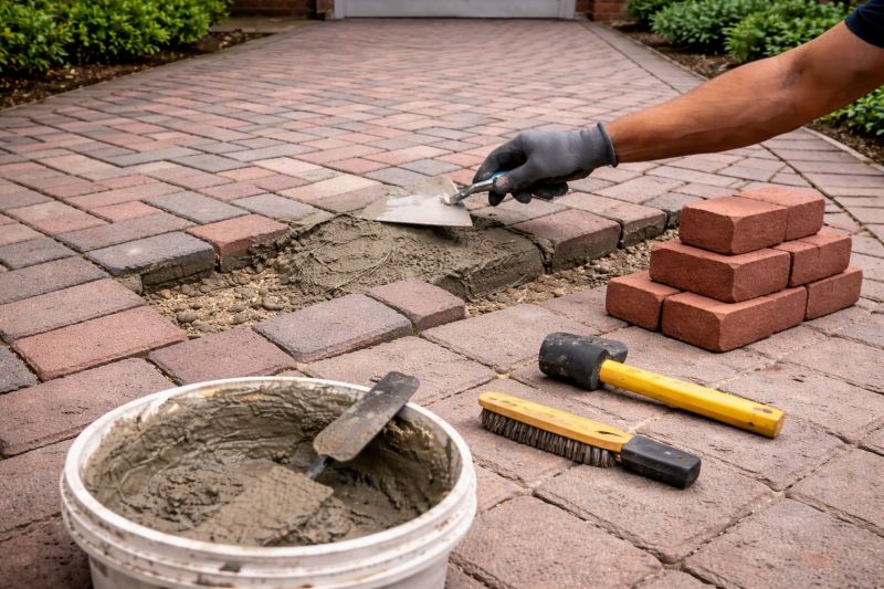 Brick Flatwork Repair in Forestville, CA