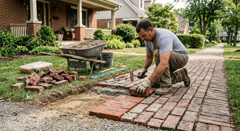 Brick Flatwork Repair in Napa County, CA