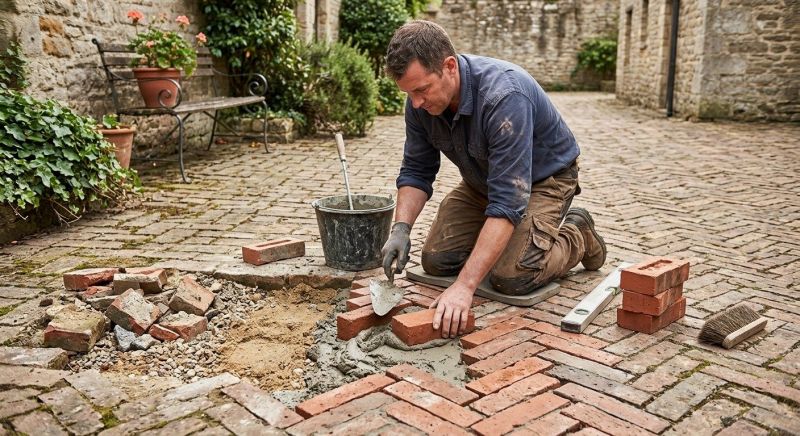 Brick Flatwork Repair in Penngrove, CA