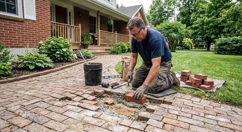 Brick Flatwork Repair in Sebastopol, CA