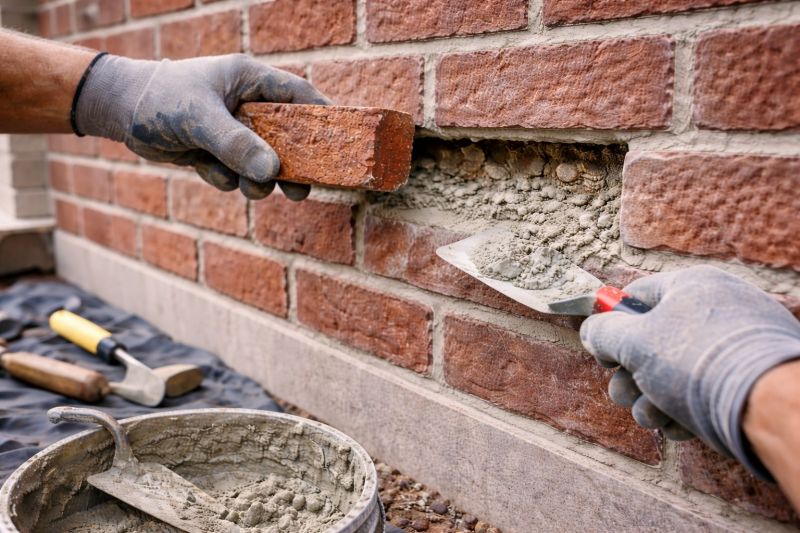 Brick Stairs Repair in Napa County, CA