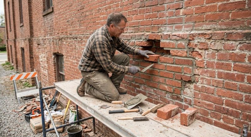 Brick Stairs Repair in Penngrove, CA
