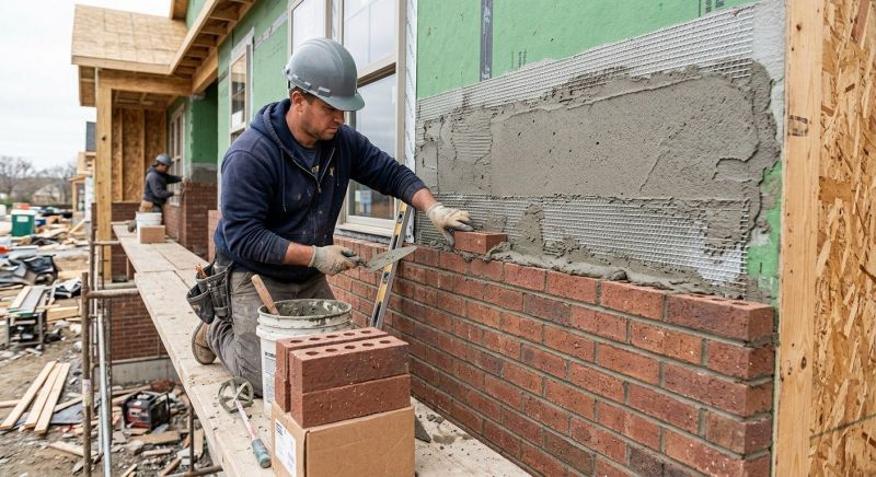 Brick Veneer Installation in Napa County, CA
