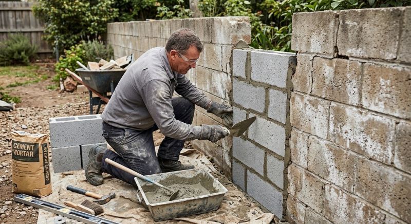Cement Block Repair in Sonoma County, CA