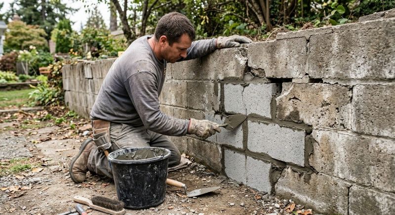 Concrete Block Repair in Cotati, CA