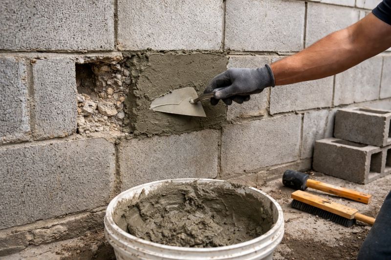 Concrete Block Repair in Sonoma County, CA