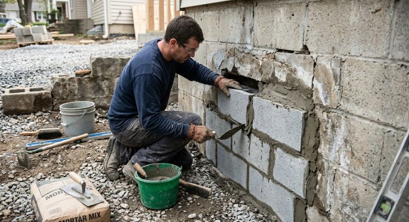 Concrete Block Repair in Penngrove, CA