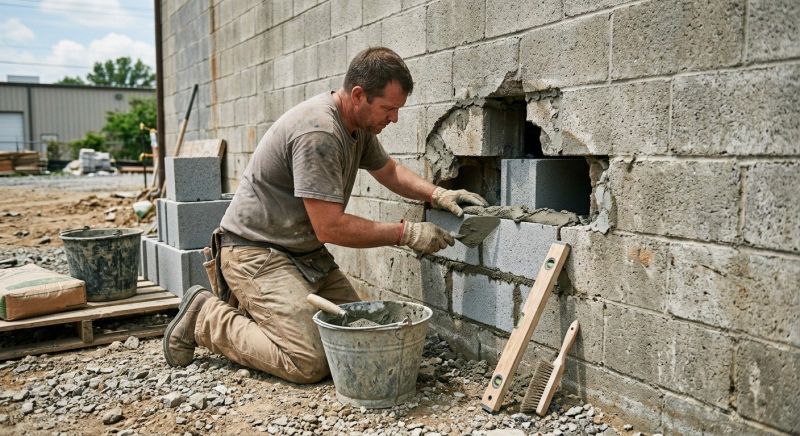 Concrete Block Repair in Santa Rosa, CA