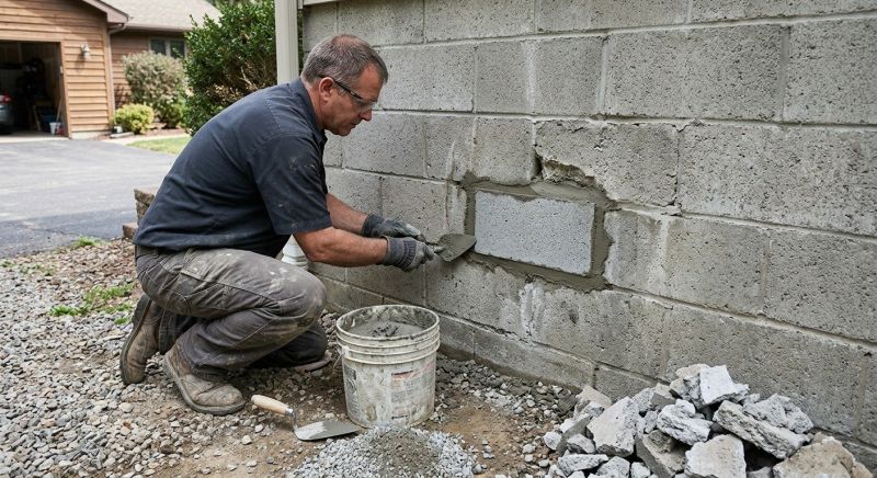 Masonry Wall Repair in Sonoma County, CA