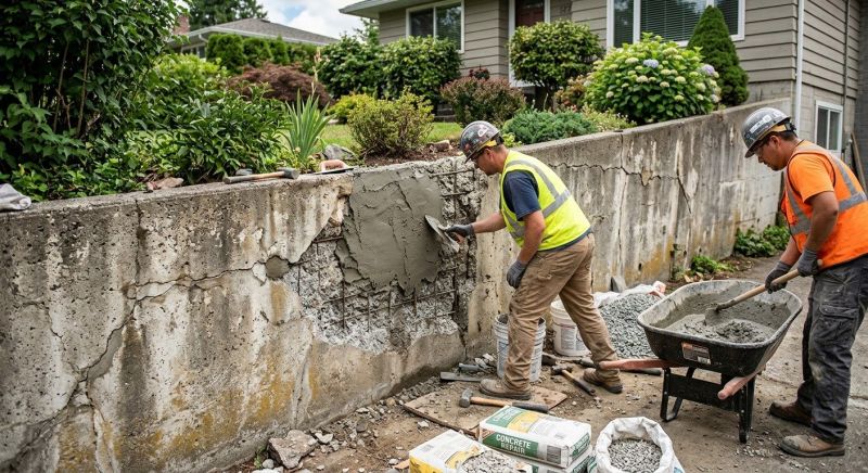 Retaining Wall Repair in Sonoma County, CA