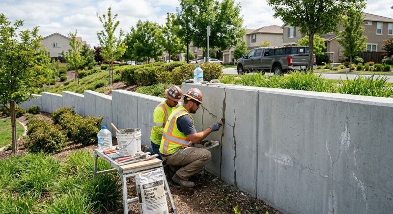 Retaining Wall Repair in Napa County, CA