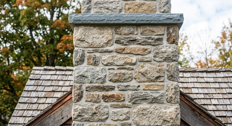 Stone Chimney Installation in Guerneville, CA