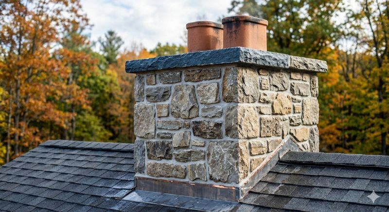 Stone Chimney Installation in Napa, CA