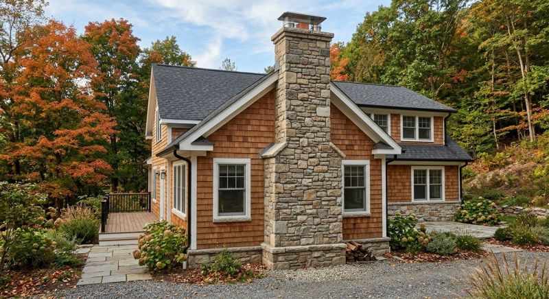 Stone Chimney Installation in Santa Rosa, CA