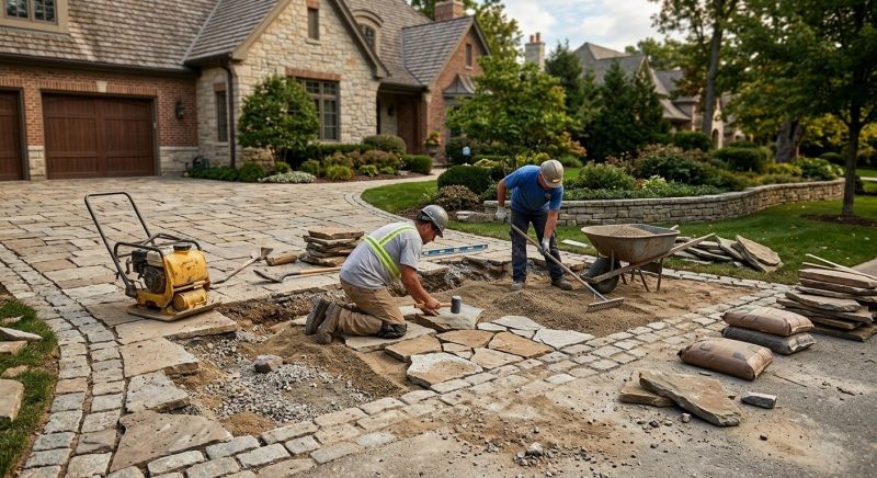 Stone Driveway Repair in Sonoma County, CA