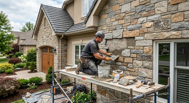 Stone Veneer Repair in Sebastopol, CA
