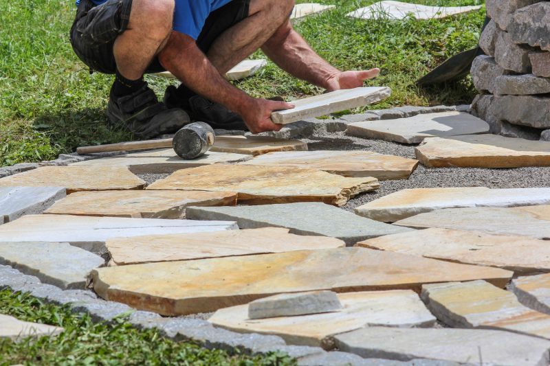 Stone Walkway Repair in Sonoma County, CA