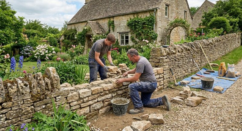 Stone Wall Repair in Cotati, CA
