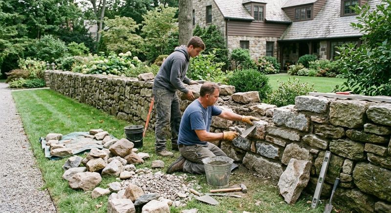 Stone Wall Repair in Novato, CA